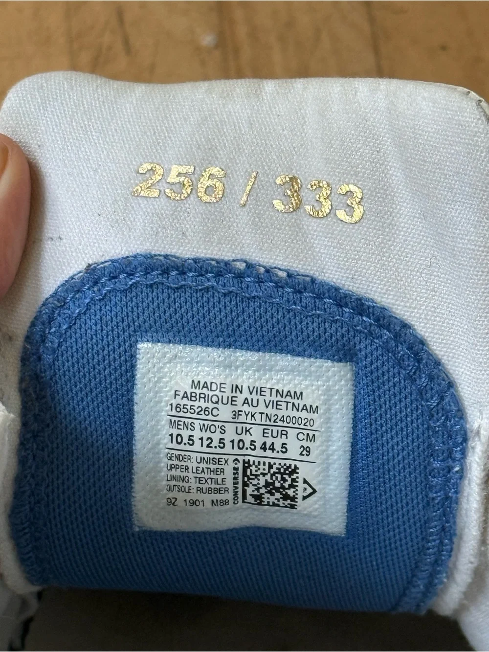 GOLF LE FLEUR X CONVERSE Men's Gator Lace Up Low Top Sneakers Frozen Dew US 10.5 - Picture 9 of 11